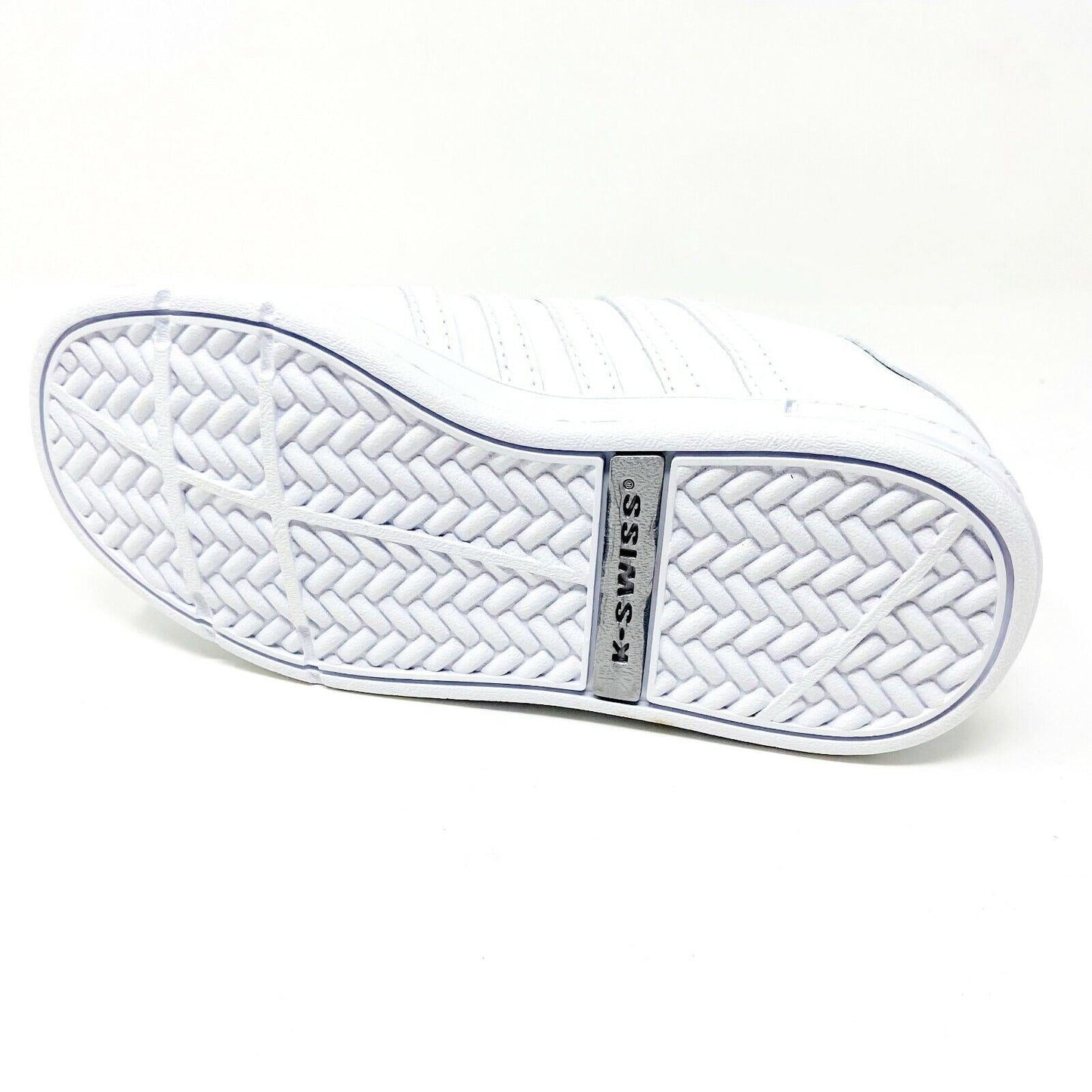K-Swiss Ruttger White Platinum Child Kids Casual Sneakers 52024147