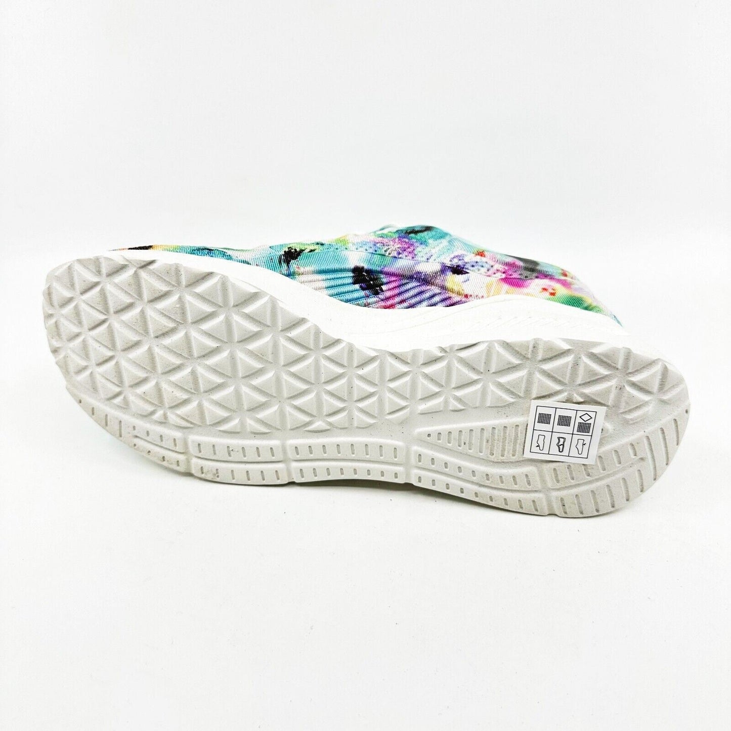 Skechers Bobs Bund Heavy Petal White Multi Womens Size 5.5 Athletic Sneakers