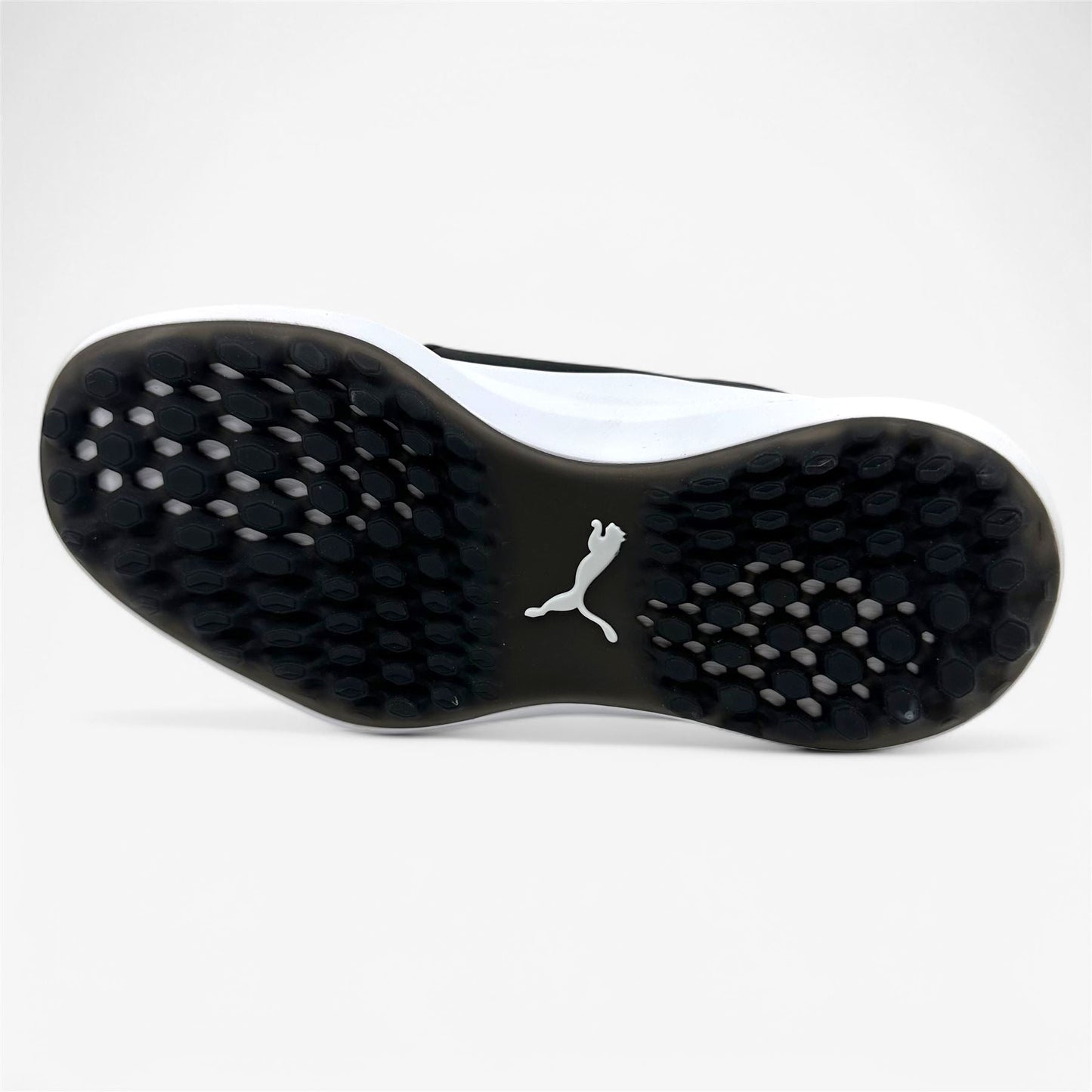 PUMA Ignite Fasten8 Black White Womens Waterproof Golf Shoes