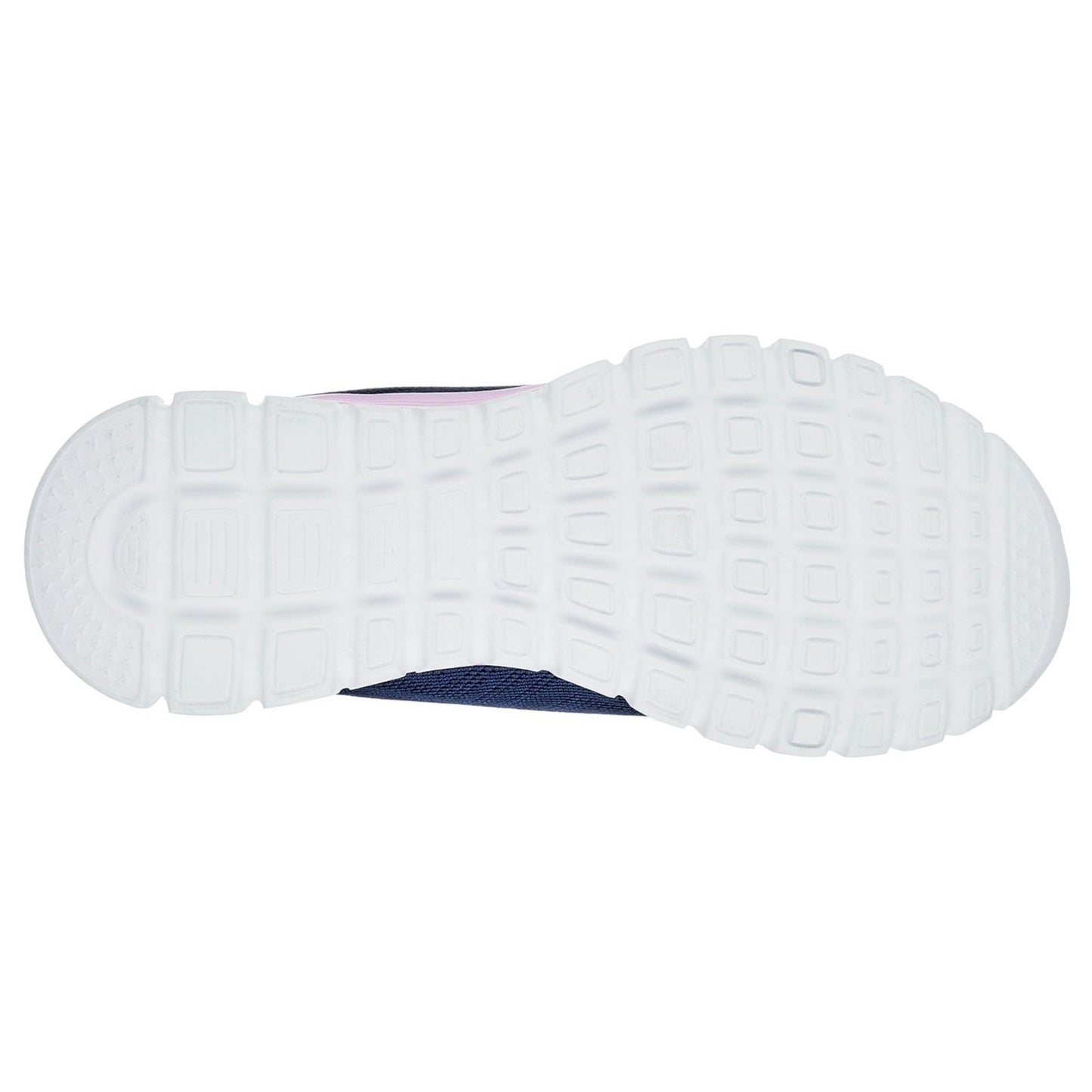 Women's Wide Fit Skechers 12615 Graceful Get Connected Sports Trainers - Navy/Pink