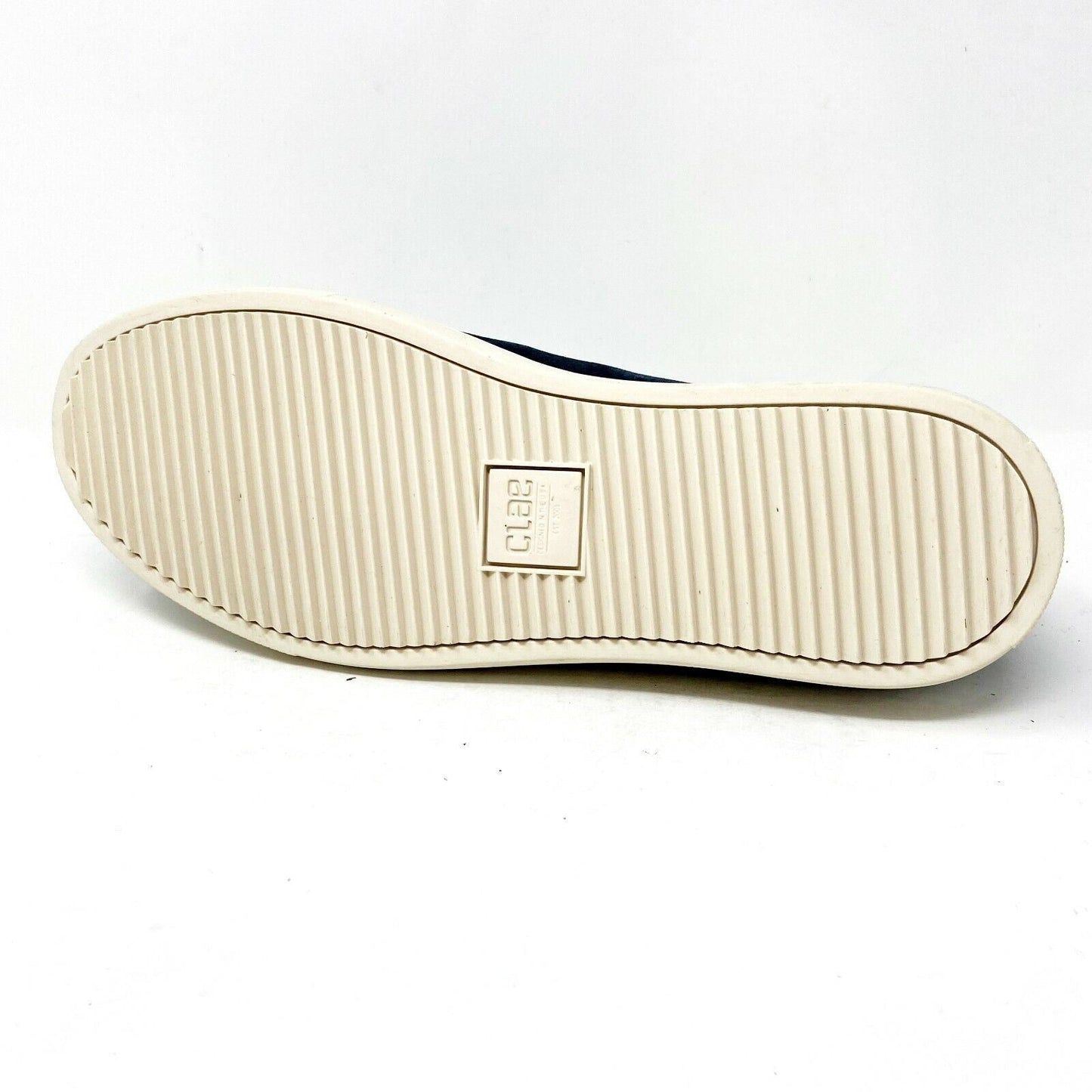 Clae Noah Deep Navy Waxed Suede Mens Premium Casual Sneakers