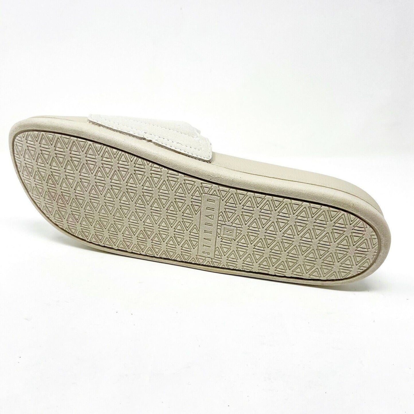 STNDRD Standard Los Angeles Monaco Suede Beige Mens Comfort Slides Sandals