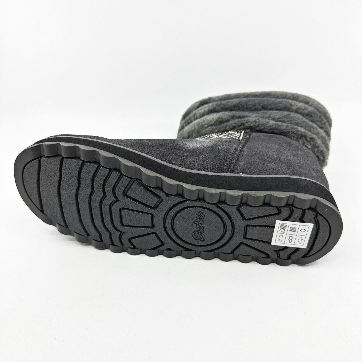 Skechers Keepsakes 2.0 Casual Day Charcoal Womens Size 5 Winter Comfort Boots