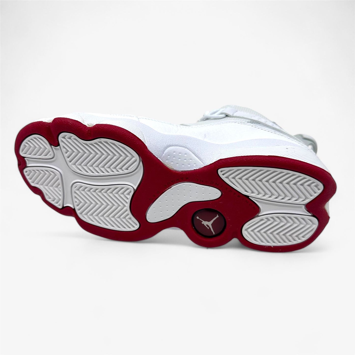 Jordan 6 Rings PS White Mystic Hibiscus Kids Size 2 Athletic Sneaker