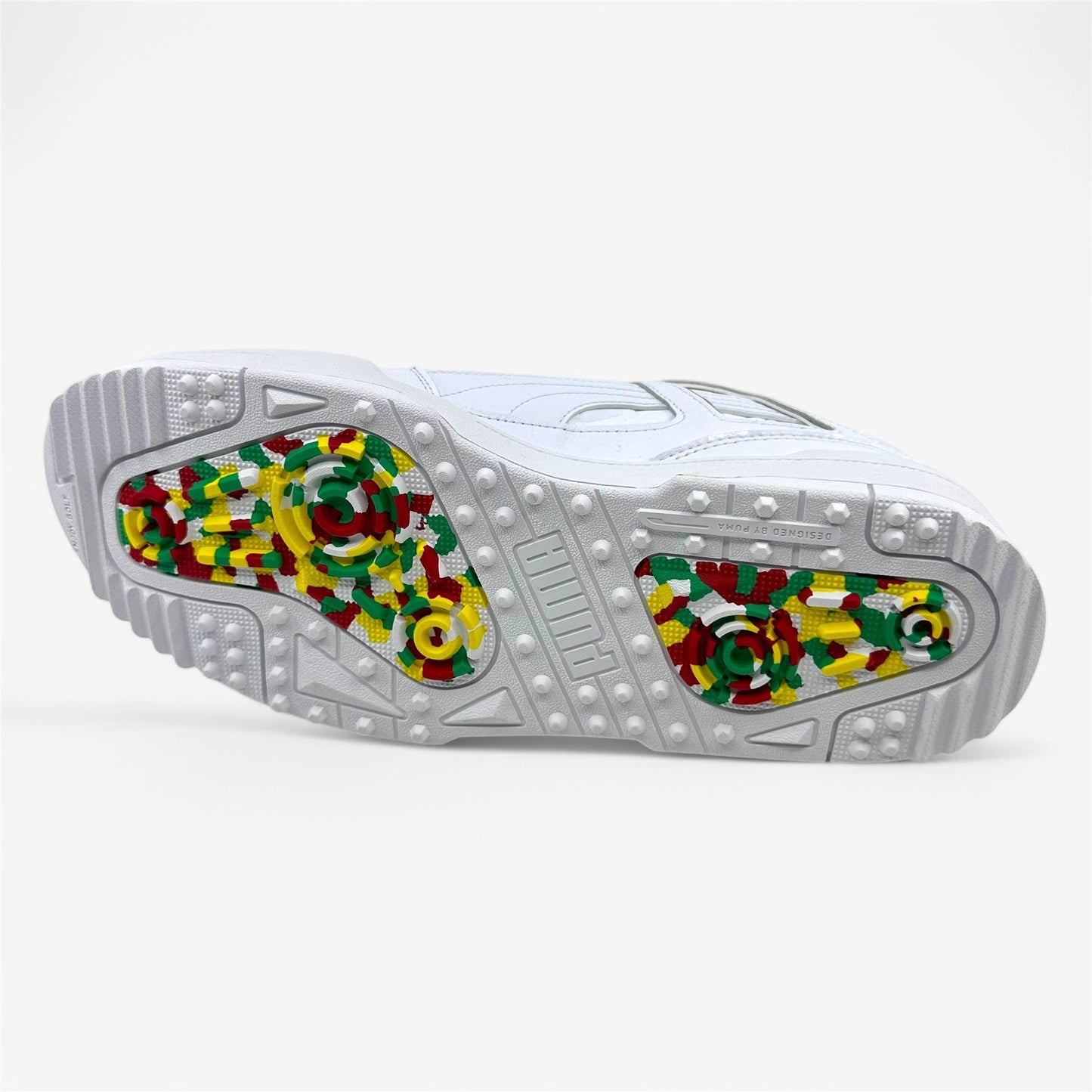 PUMA x Arnold Palmer Slipstream G White Speed Yellow Mens Waterproof Golf Shoes