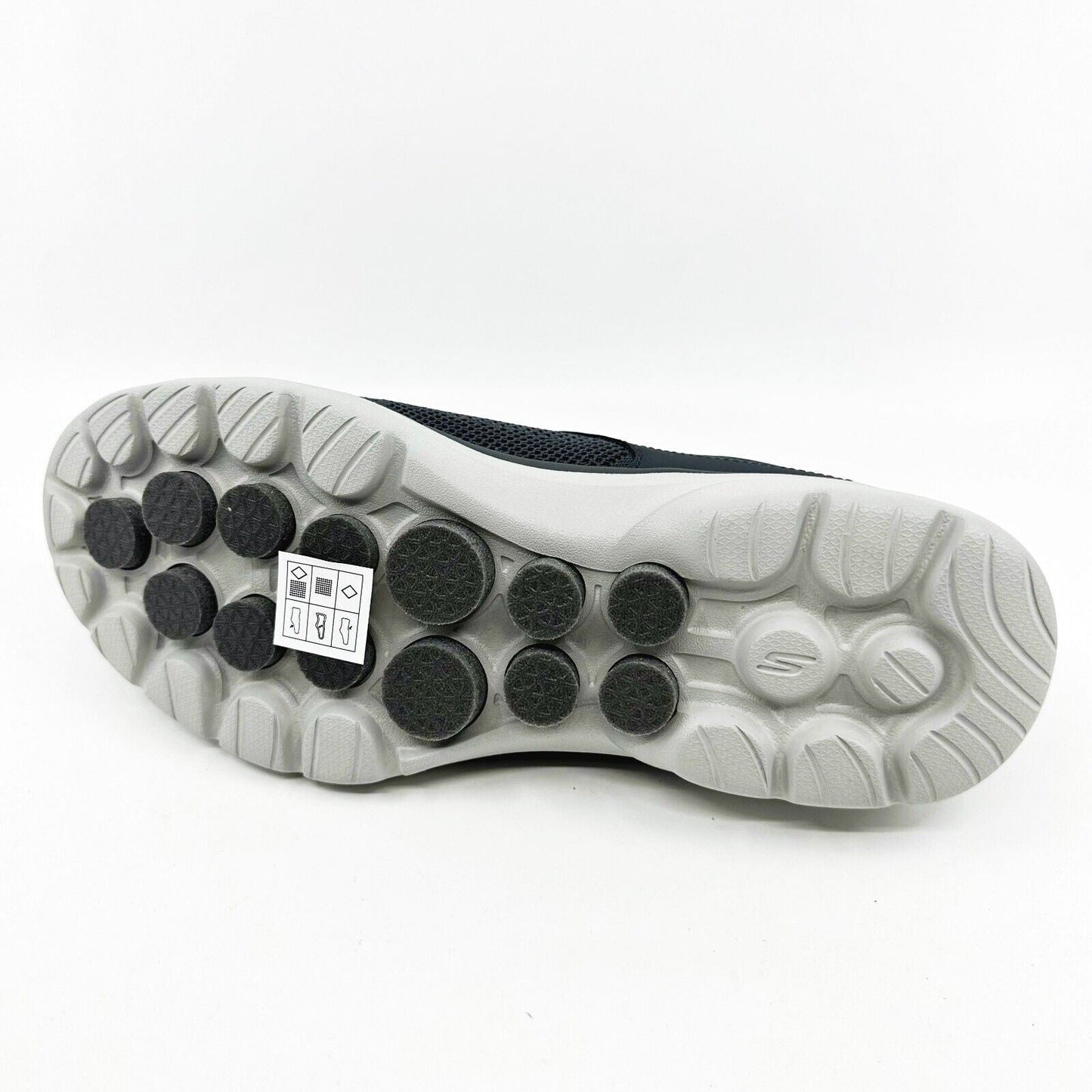 Skechers Go Walk 6 Summer Sparks Charcoal Womens Comfort Shoes