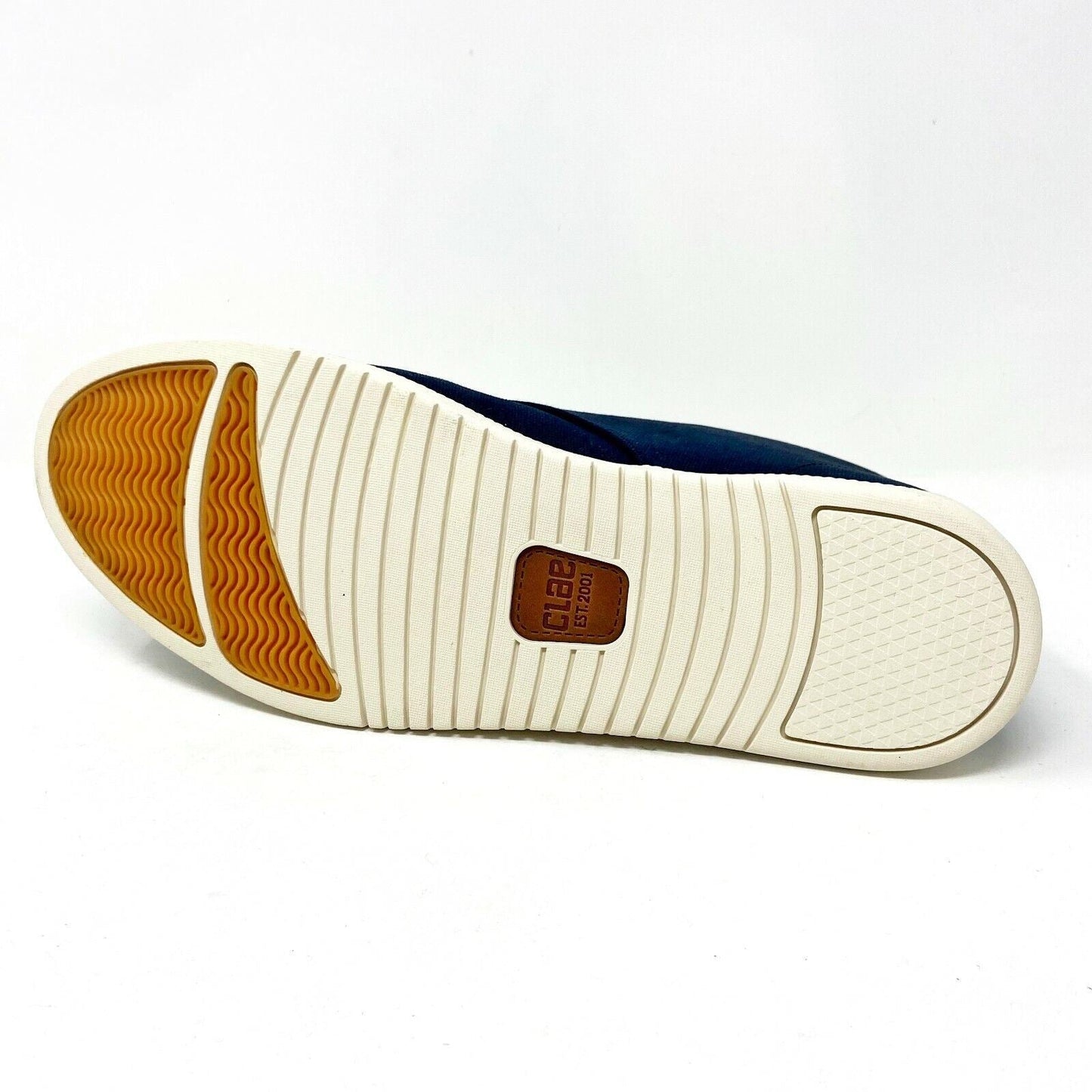 Clae Strayhorn Textile Navy Canvas Mens Premium Casual Shoes