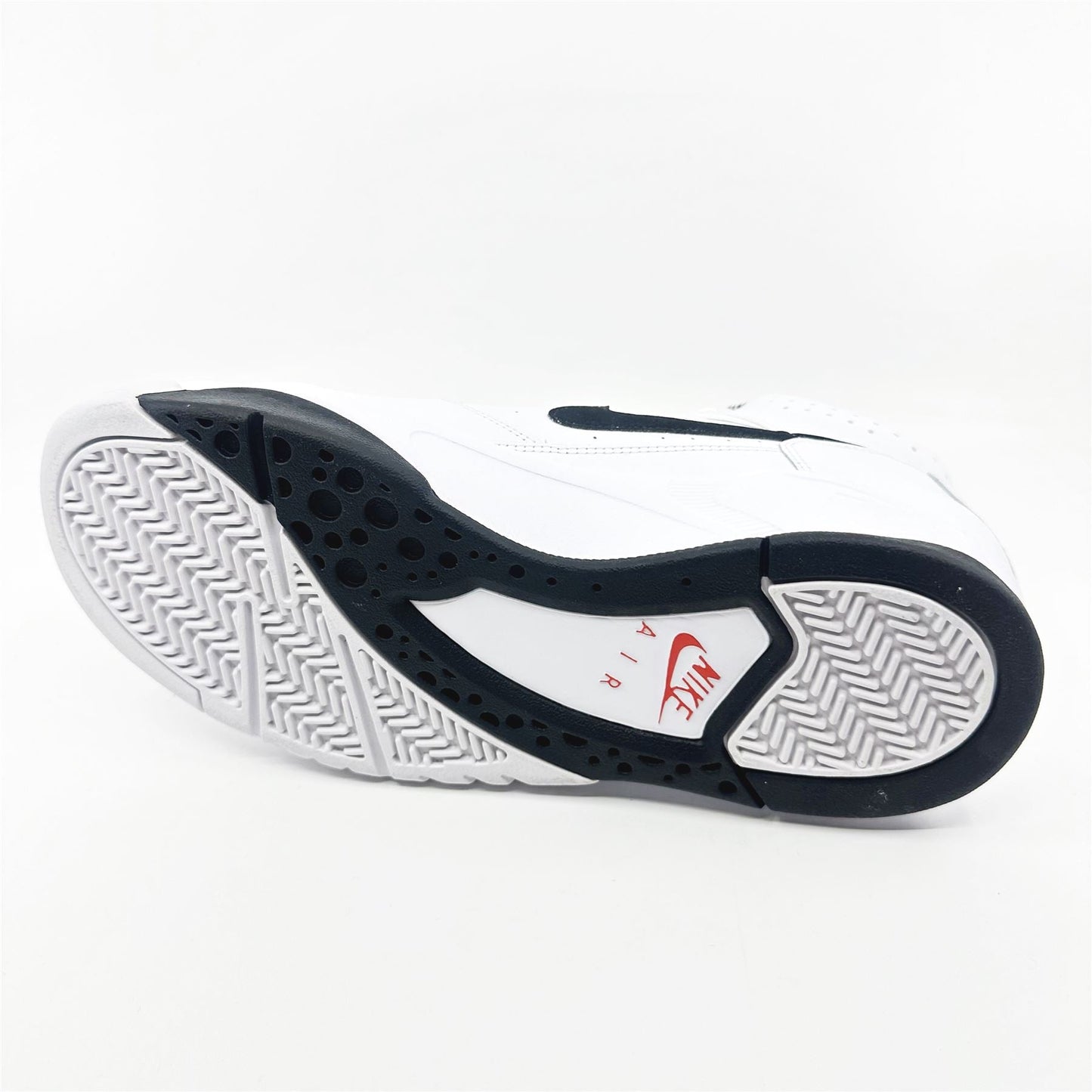 Nike Air Flight Lite Mid White Black Mens Athletic Sneaker