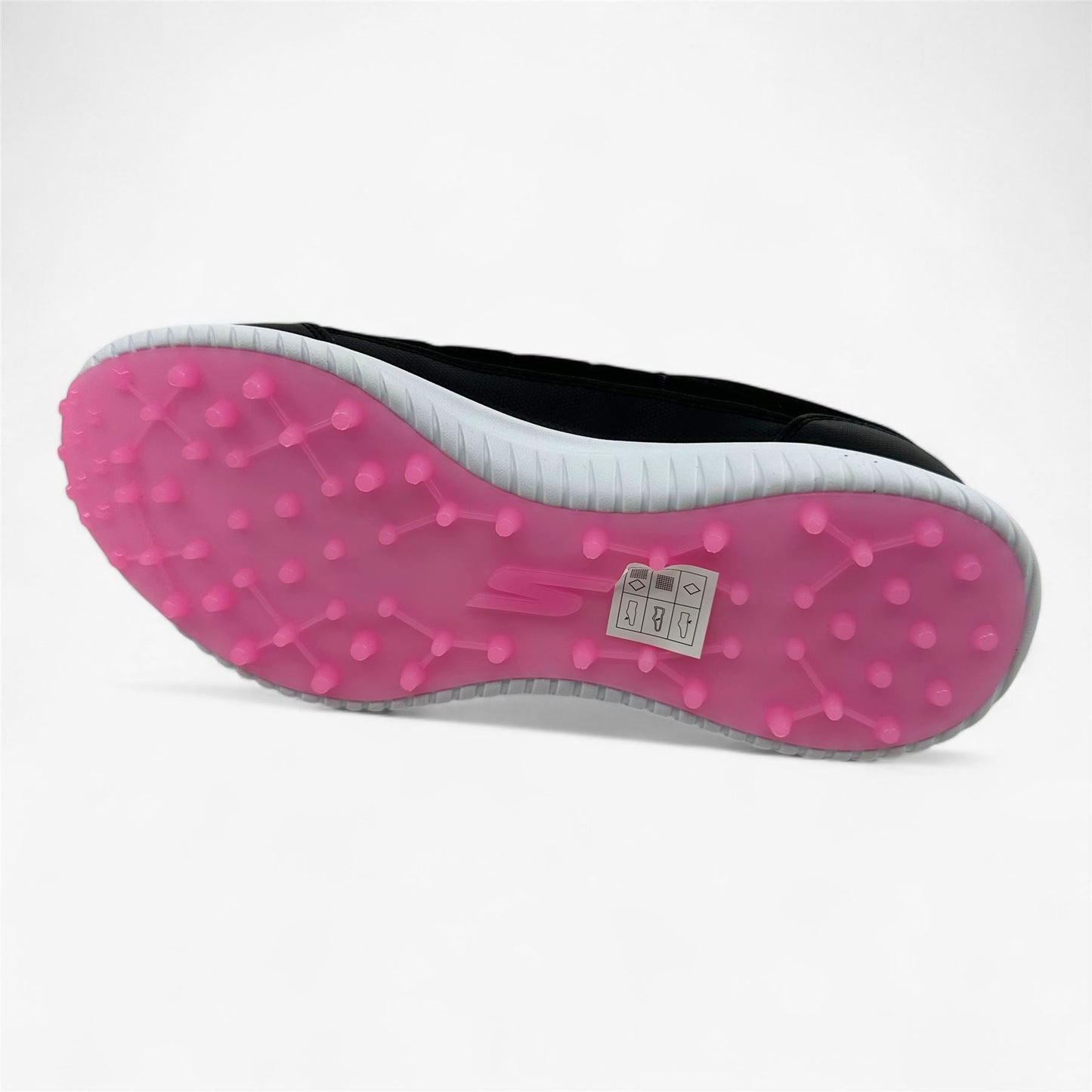 Skechers Go Golf Max Fairway 4 Black Pink Womens Athletic Sneaker