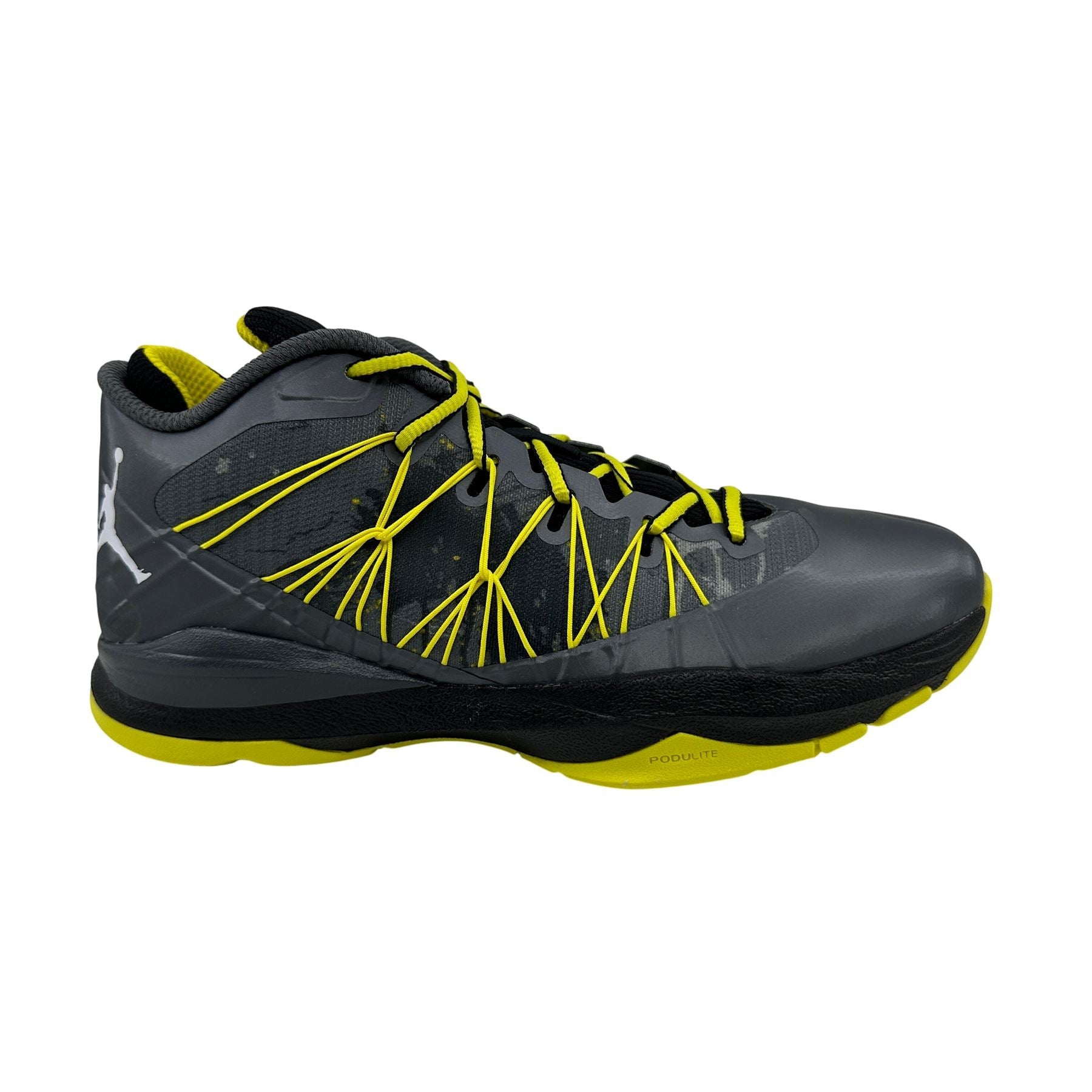 Jordan CP3.VII AE Dark Grey White Black Yellow Mens Athletic Sneaker