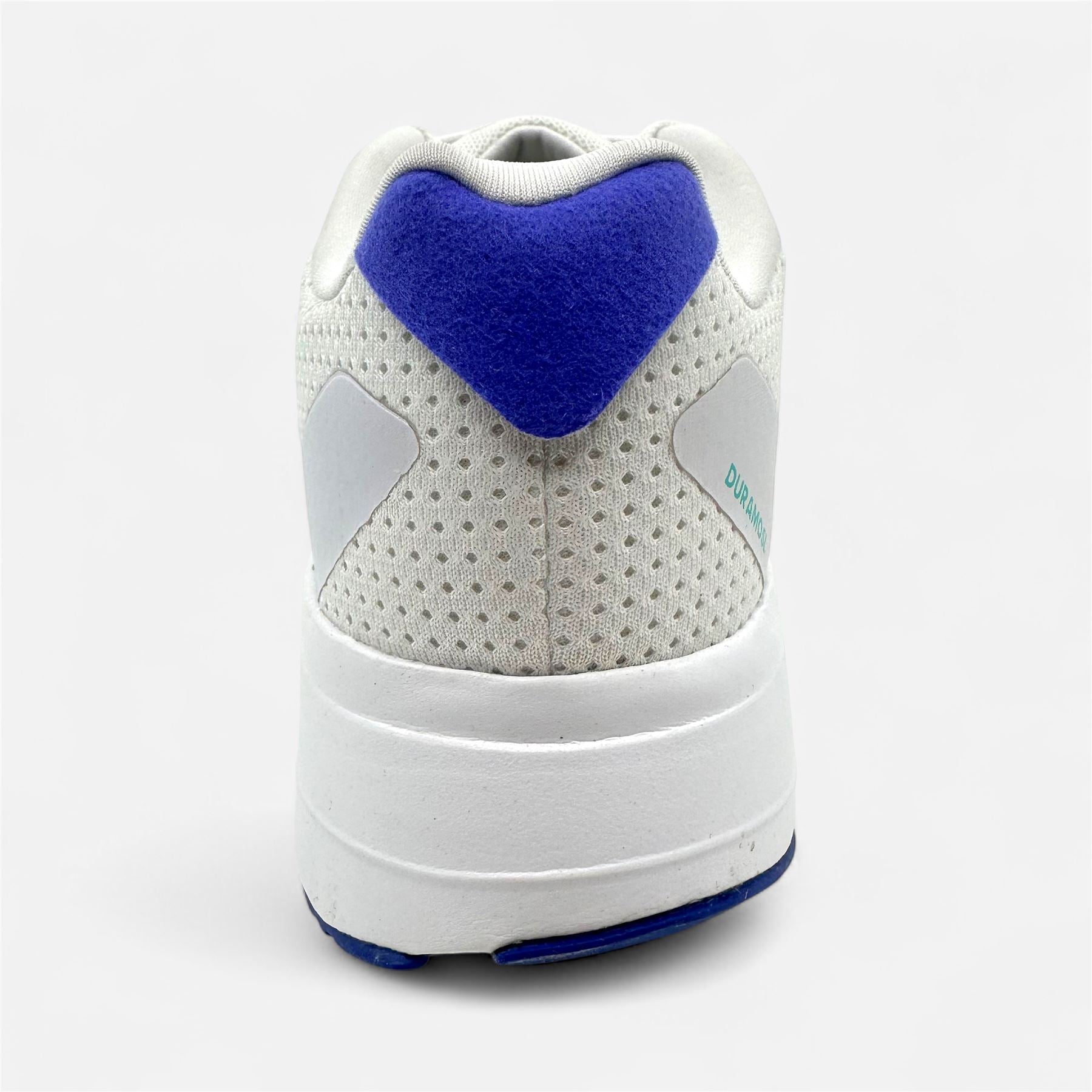 Adidas Duramo SL Cloud White Lucid Blue Flash Aqua Mens Athletic Sneaker
