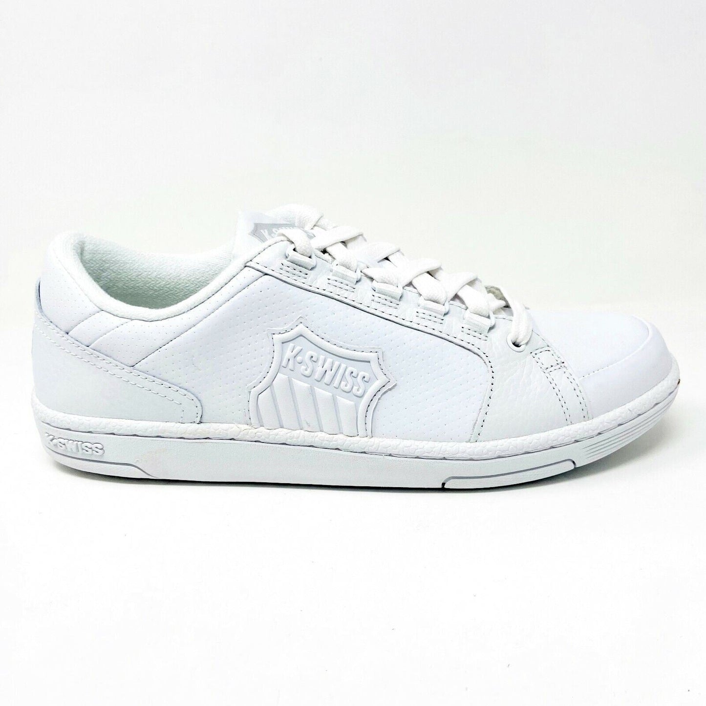 K-Swiss Dolton Triple White Mens Casual Shoes Sneakers 02121101