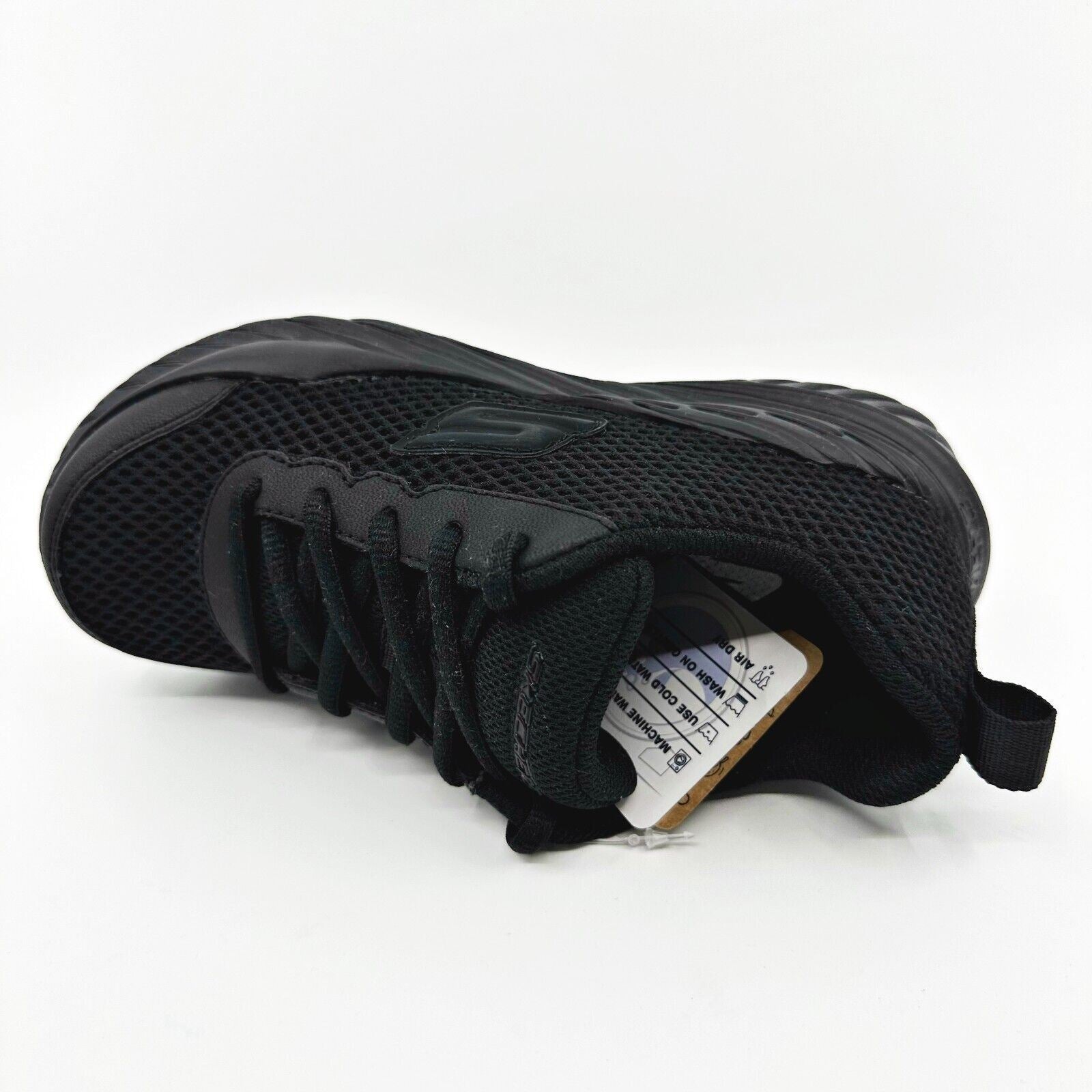 Skechers Nitro Sprint Prozon Black Kids Boys Size 1 Sneakers