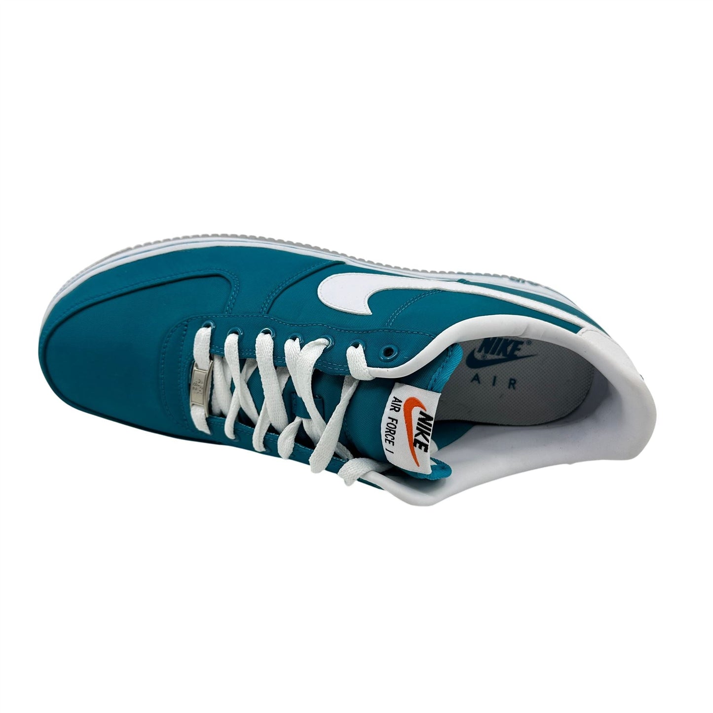 Nike Air Force 1 Tropical Teal Grey Mens Athletic Sneaker