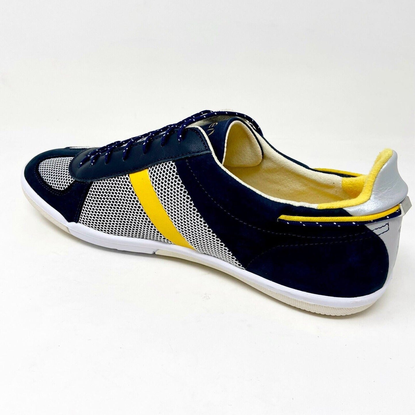 Plae Butler Mood Indigo Navy Mens Full Grain Leather Casual Sneakers 550010 419