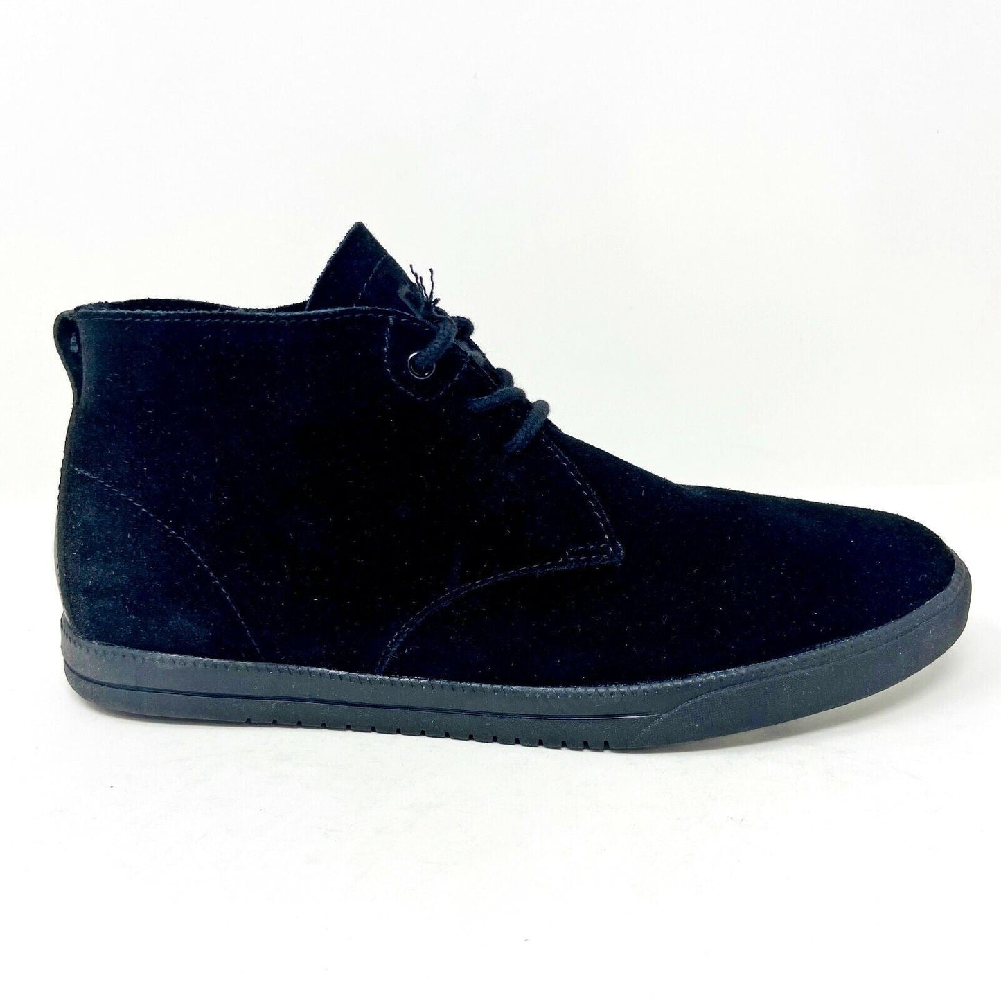Clae Strayhorn Unlined Black Black Suede Mens Premium Casual Sneakers