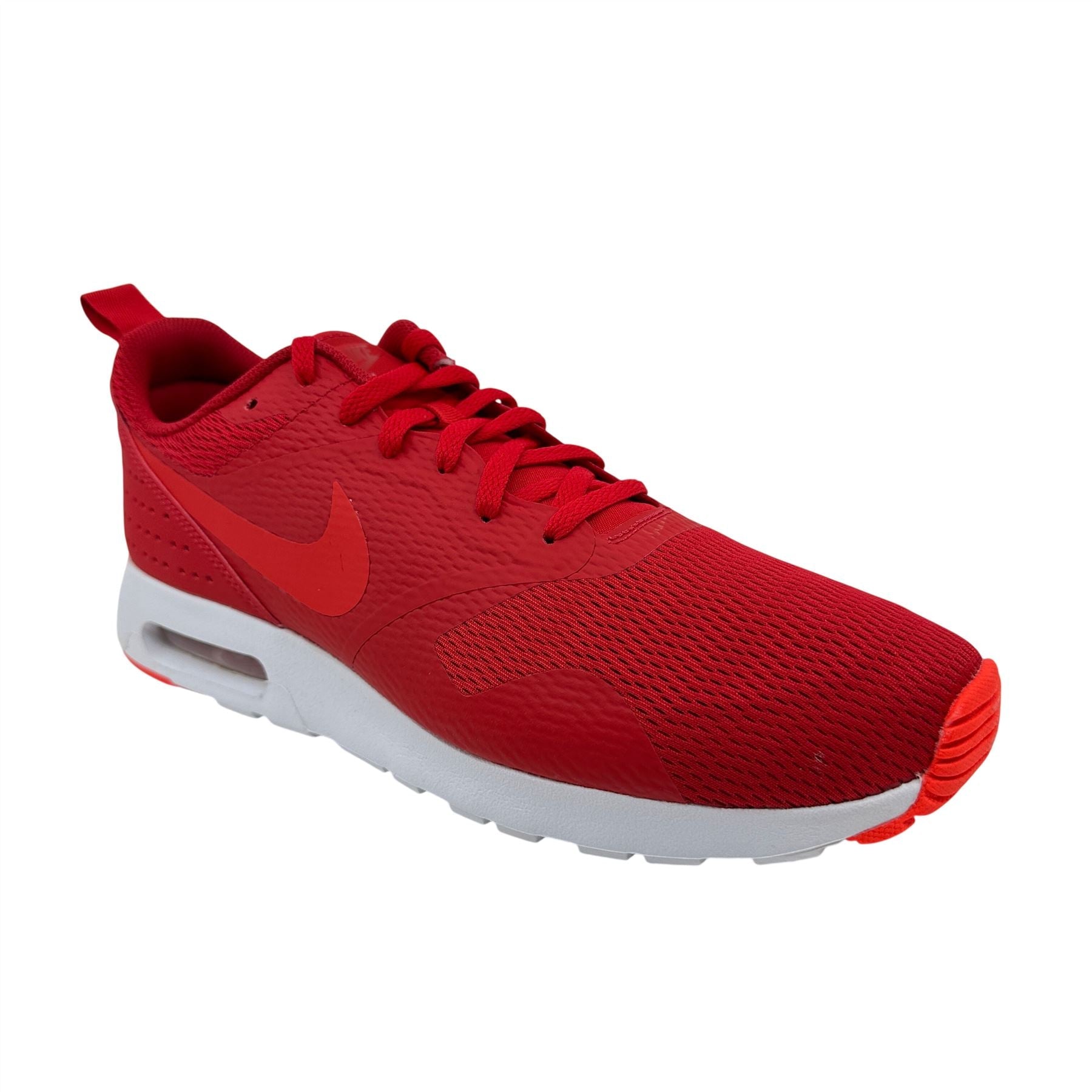 Nike Air Max Tavas University Red Crimson White Mens Athletic Sneaker