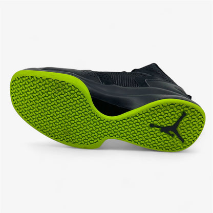 Jordan BCT Mid Black Brilliant Green Mens Athletic Sneaker