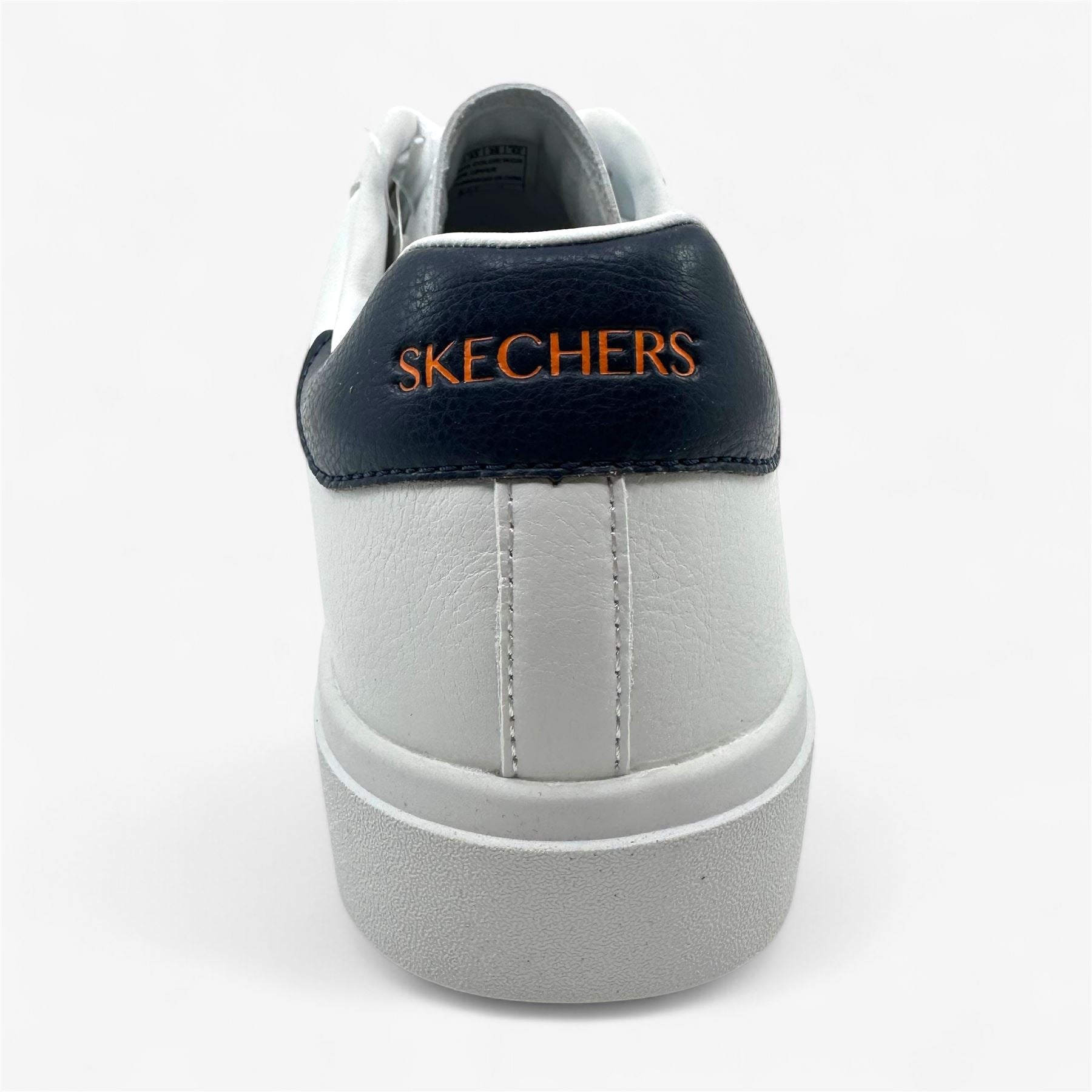 Skechers Eden LX Remembrance White Orange Mens Athletic Court Classics Sneaker