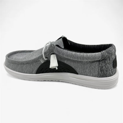 Hey Dude Wally H2O Mix Galaxy Gray Mens Casual Loafer