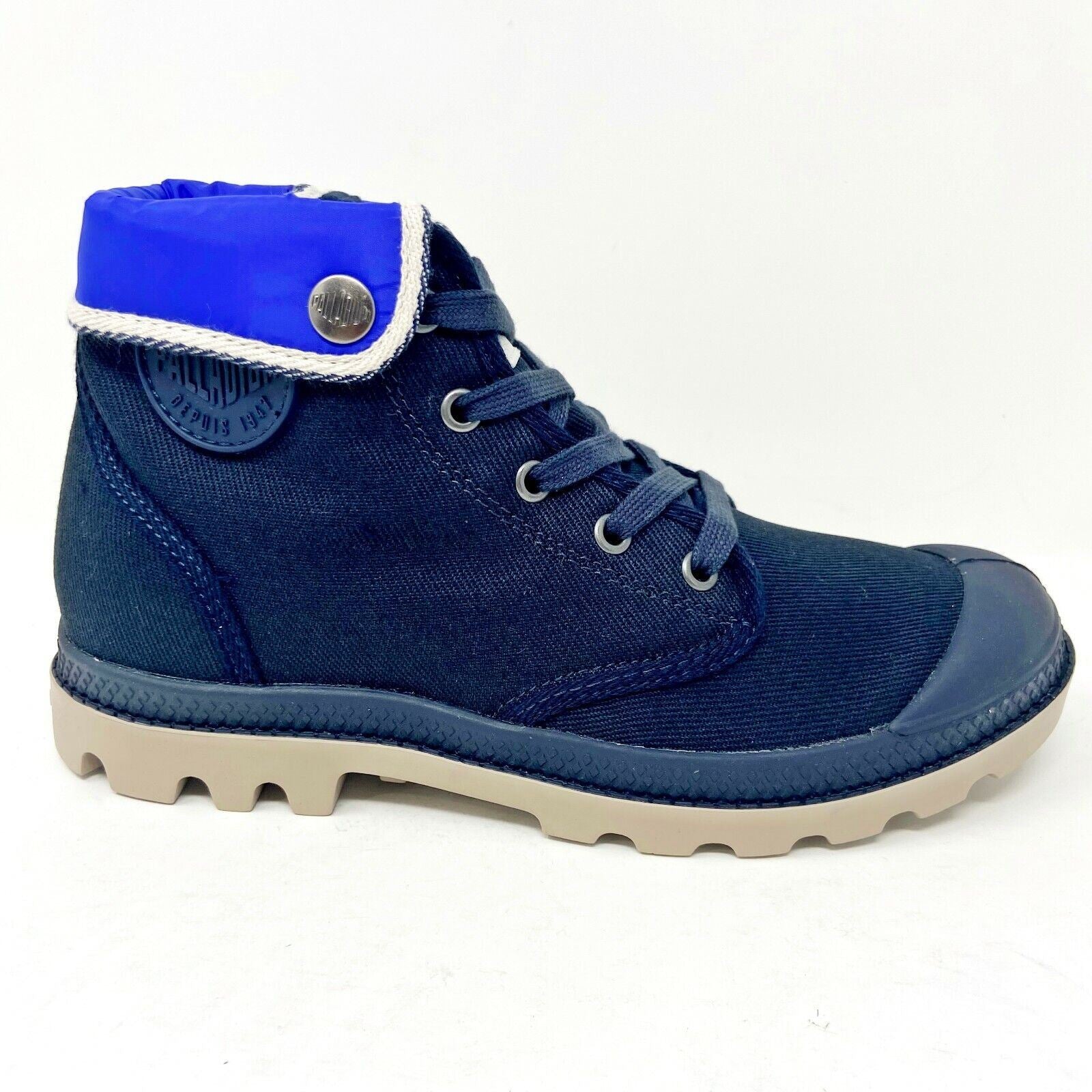 Palladium Hi Sock TFL F Navy Blue Womens Combat Boots 93610 400