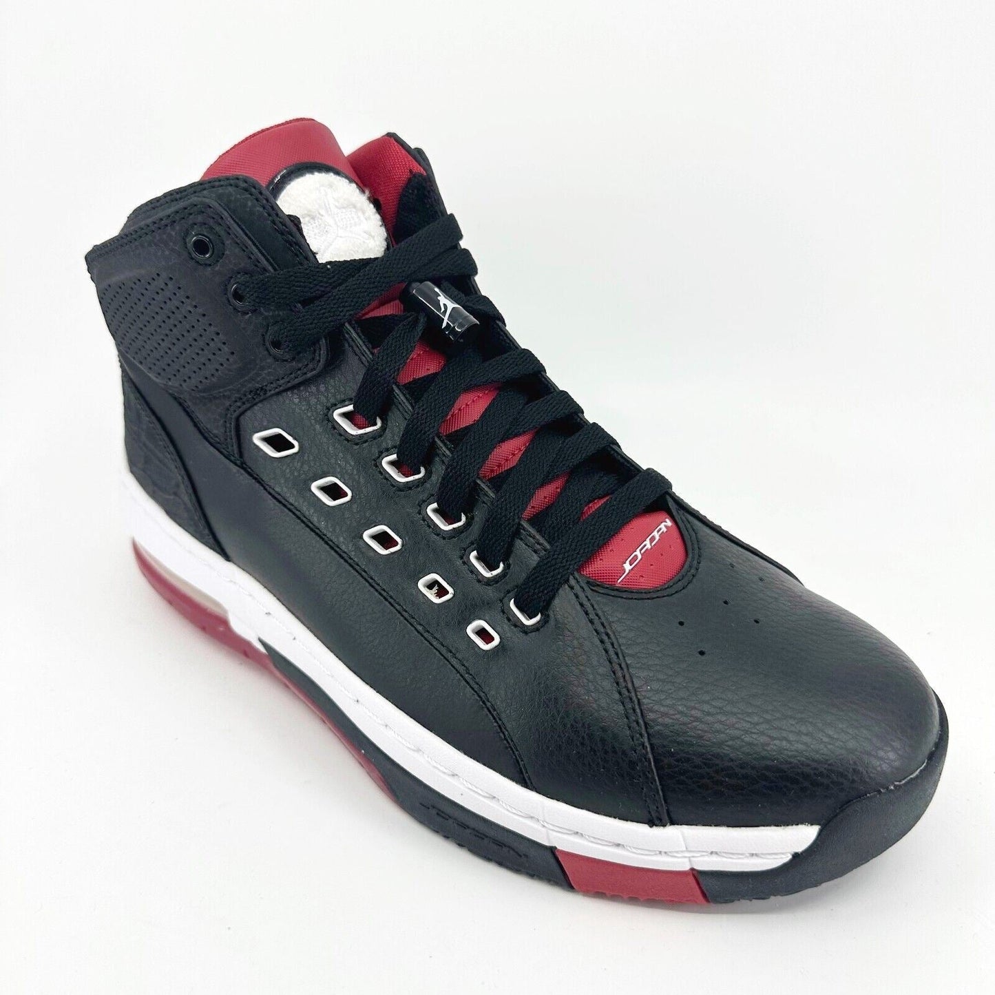 Jordan Ol'School Black White Gym Red Bred Mens Sneakers 317223 011