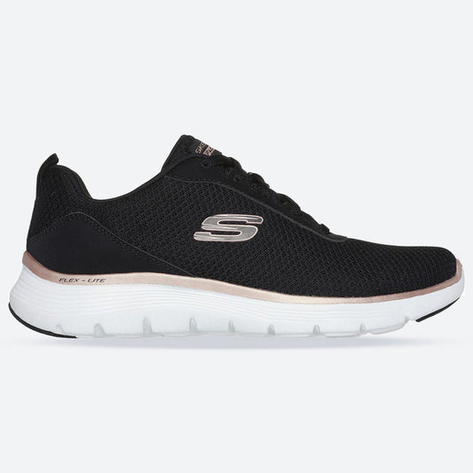 Womens Wide Fit Skechers 150206 Flex Appeal 5.0 Uptake Trainers