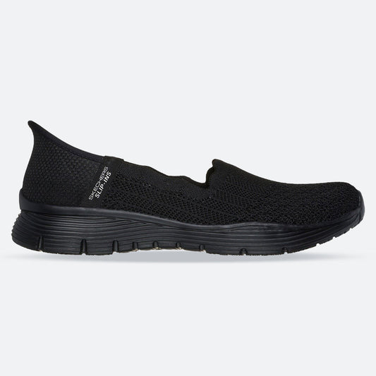 Women's Wide Fit Skechers 158980 Slip-ins Seager Believe It Shoes