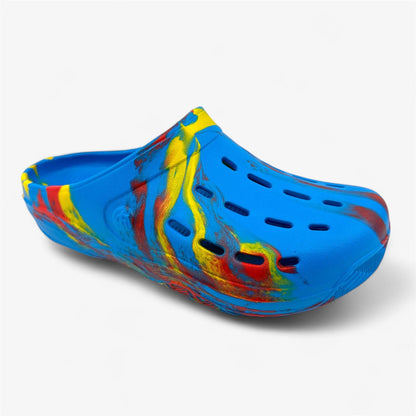 AND1 Bodega Clog Yellow Multicolor Mens Sandal Slip-On