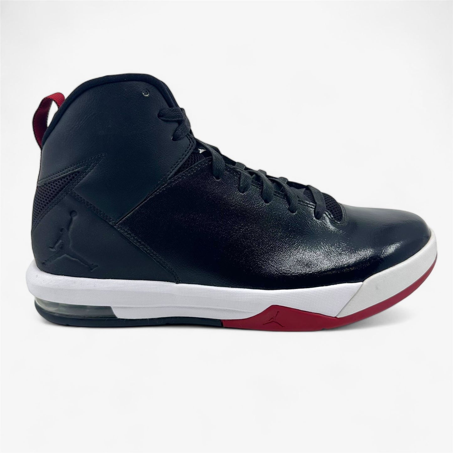 Jordan Air Imminent Black Gym Red White Mens Athletic Sneaker
