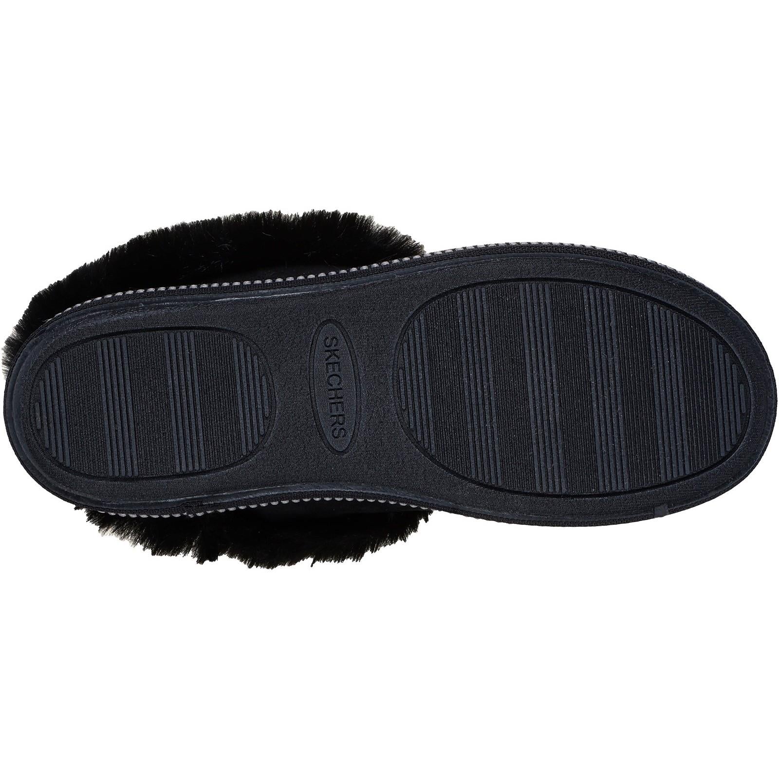 Women's Wide Fit Skechers 169012 Cozy Campfire Winter Nights Slippers
