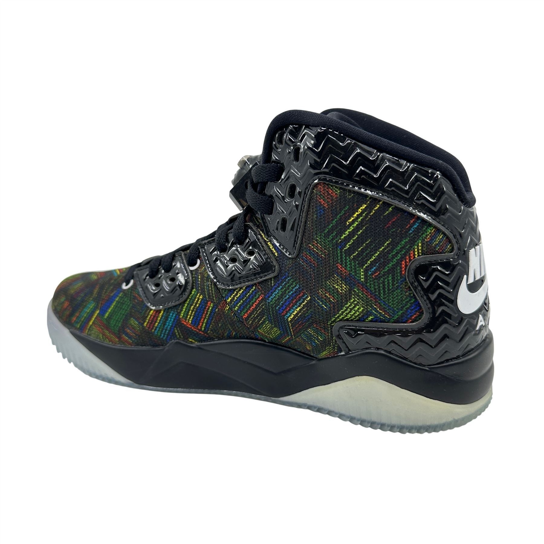 Jordan Spike Forty BHM Black White Volt Mens Black History Month Sneaker