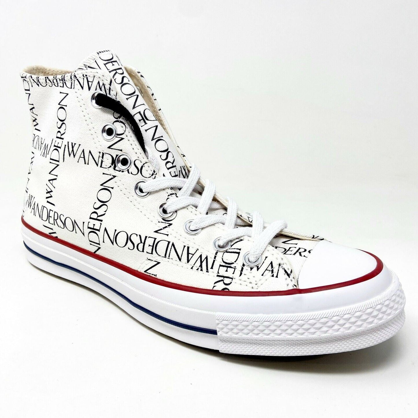 Converse Chuck 70 Hi Grid JW Anderson White Black 160808C Womens Size 7.5