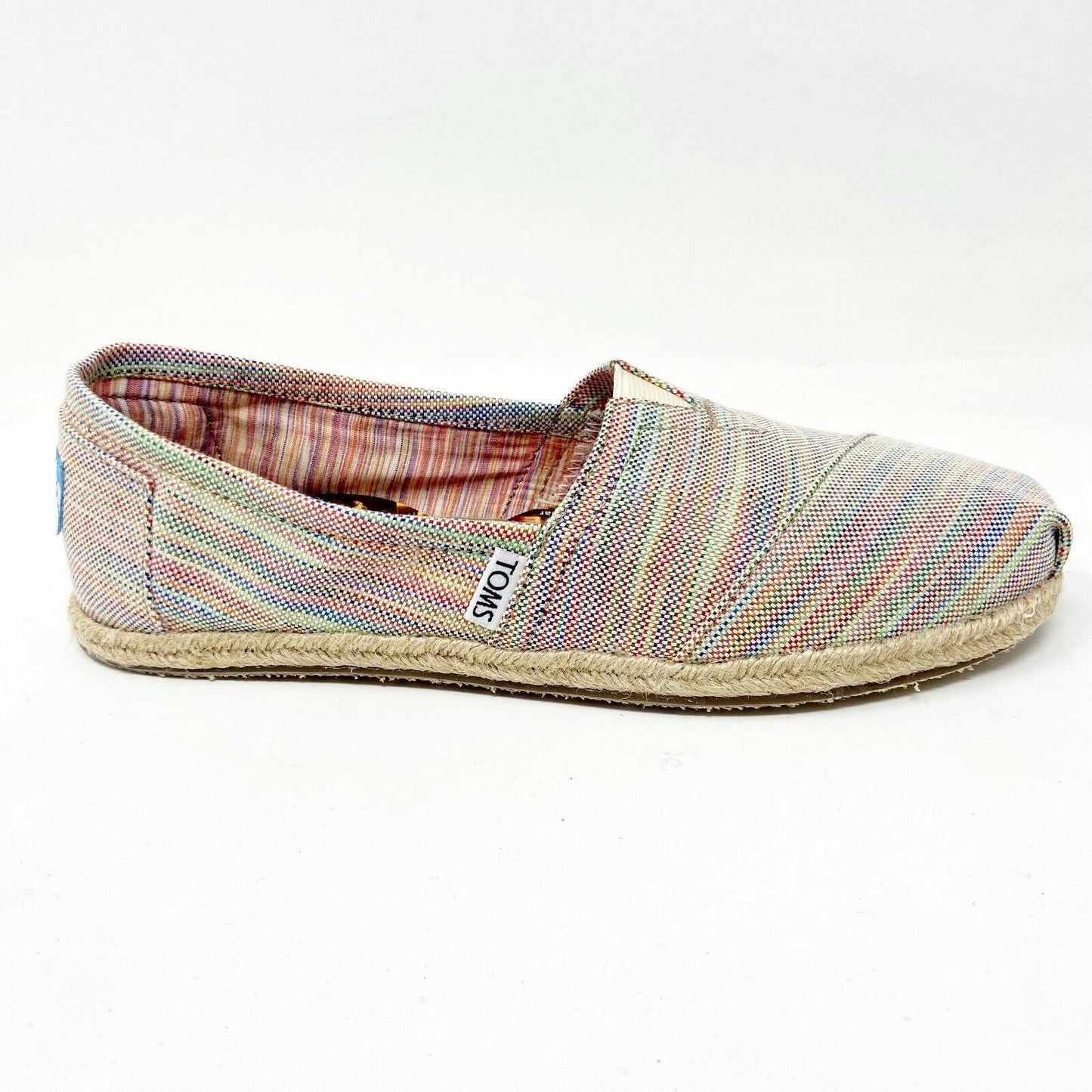 Toms Classics Baxter Womens Slip On Casual Canvas Flat Shoes