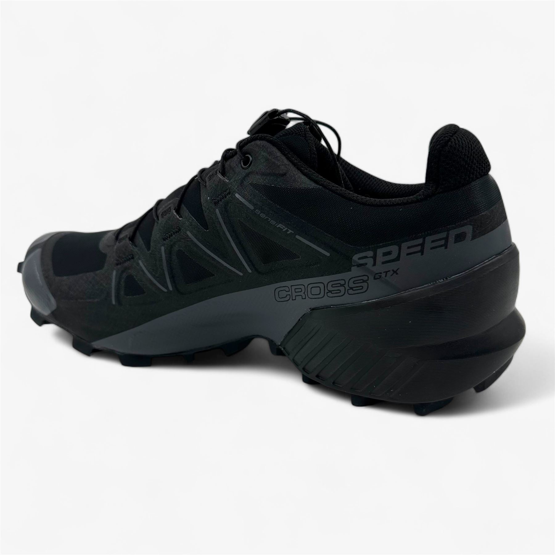 Salomon Speedcross GTX Black Quiet Shade Mens Size 9 Athletic Gore-Tex Sneaker
