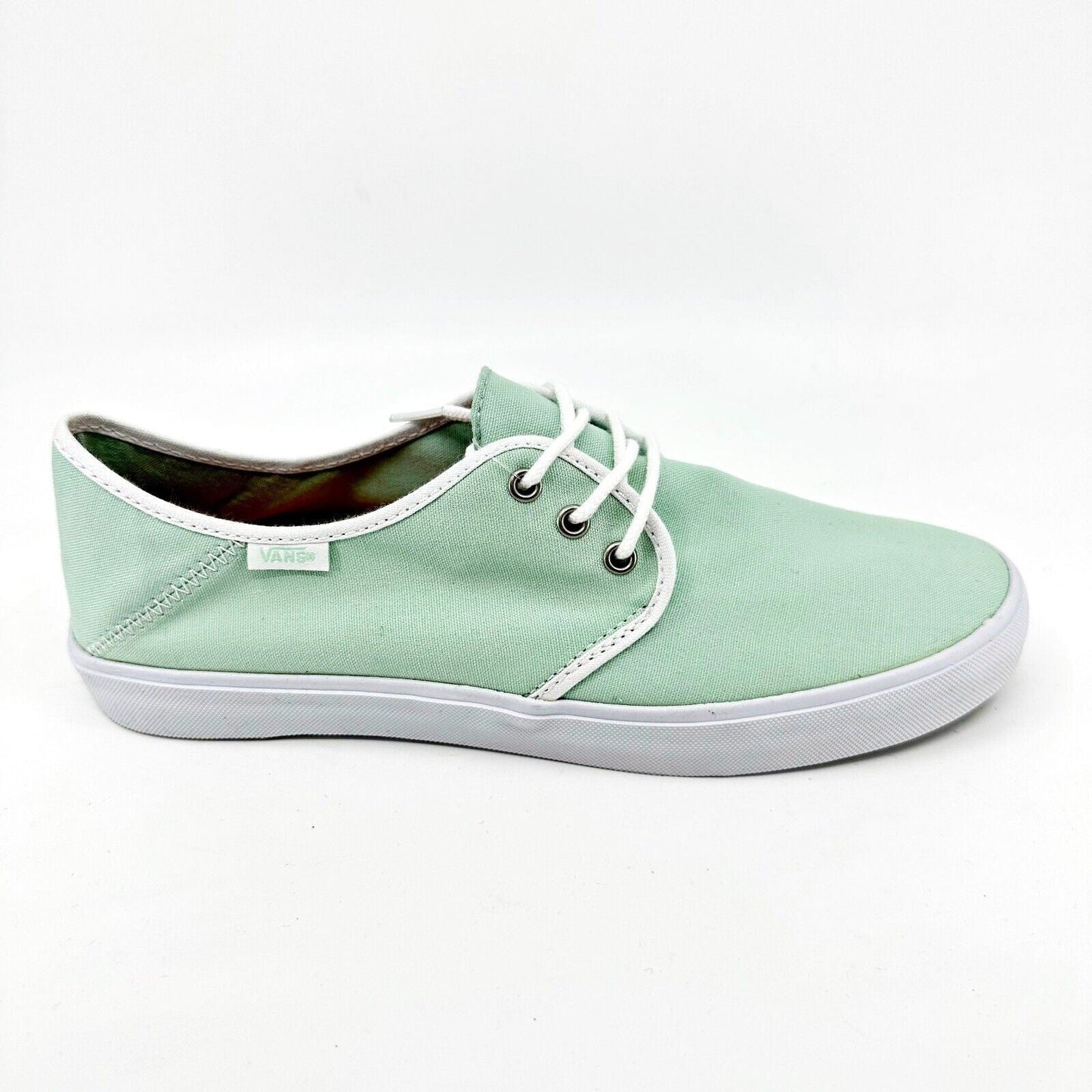 VANS Tazie SF Gossamer Green White Sneakers Womens Size 9.5