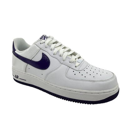 Nike Air Force 1 '07 White Club Purple Mens Athletic Sneaker