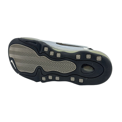 Nike Air Total Max Uptempo Metallic Silver Black White Mens Size 8.5 Sneaker