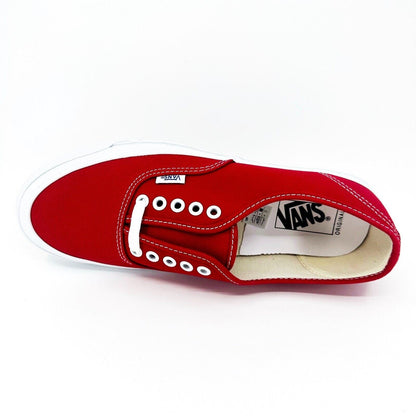 Vans Vault OG Authentic LX (Canvas) Red True White Womens Casual Shoes
