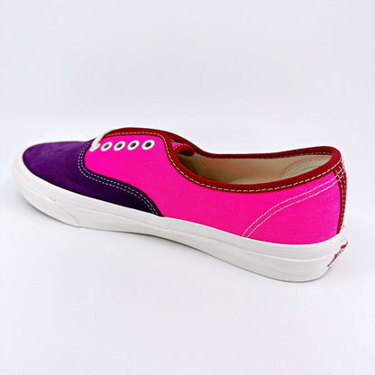 Vans Vault OG Authentic LX Grape Juice Pink Mens Suede Canvas Sneakers