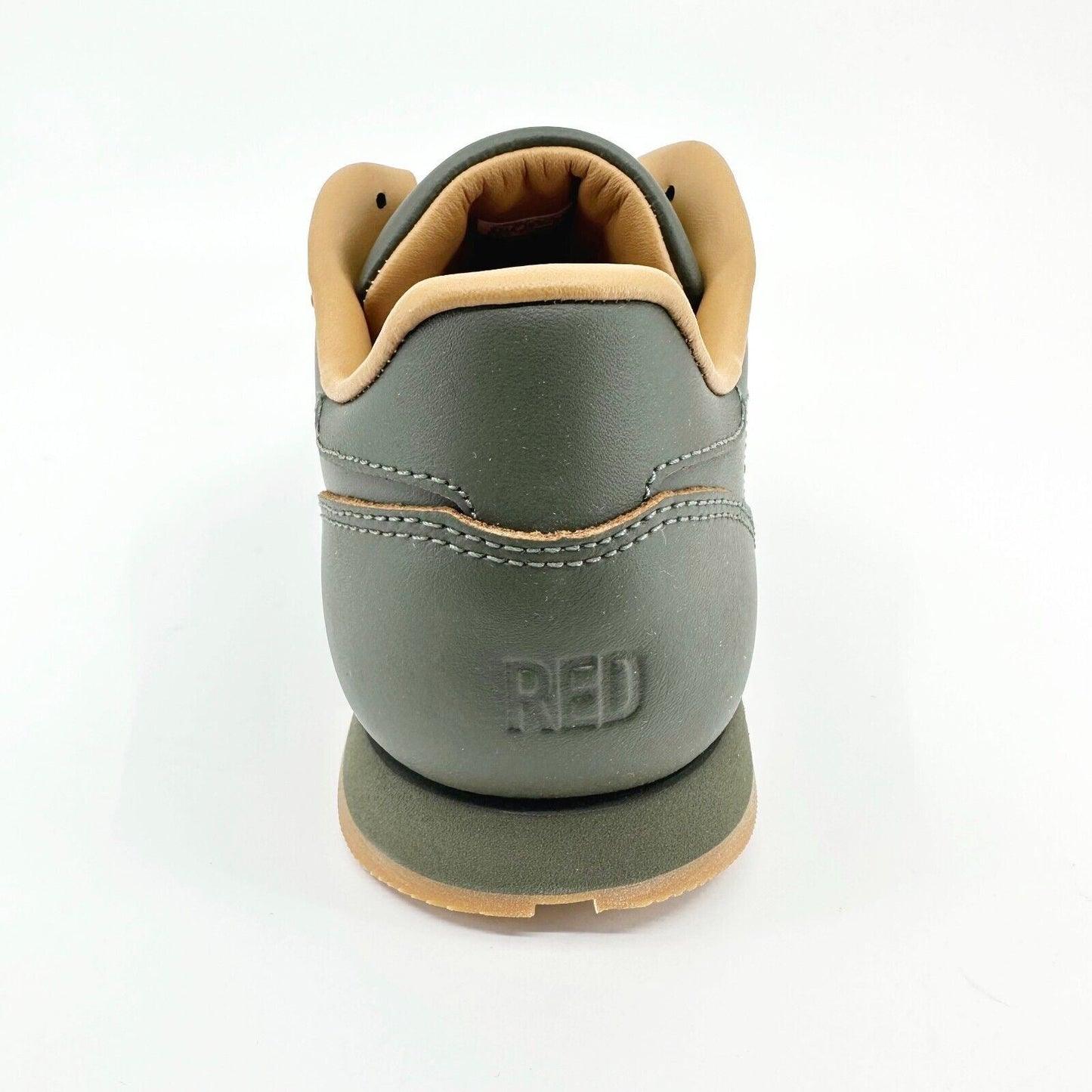 Reebok Classic Leather x Kendrick Lamar Olive Green Gum Kids Sneakers BS7499