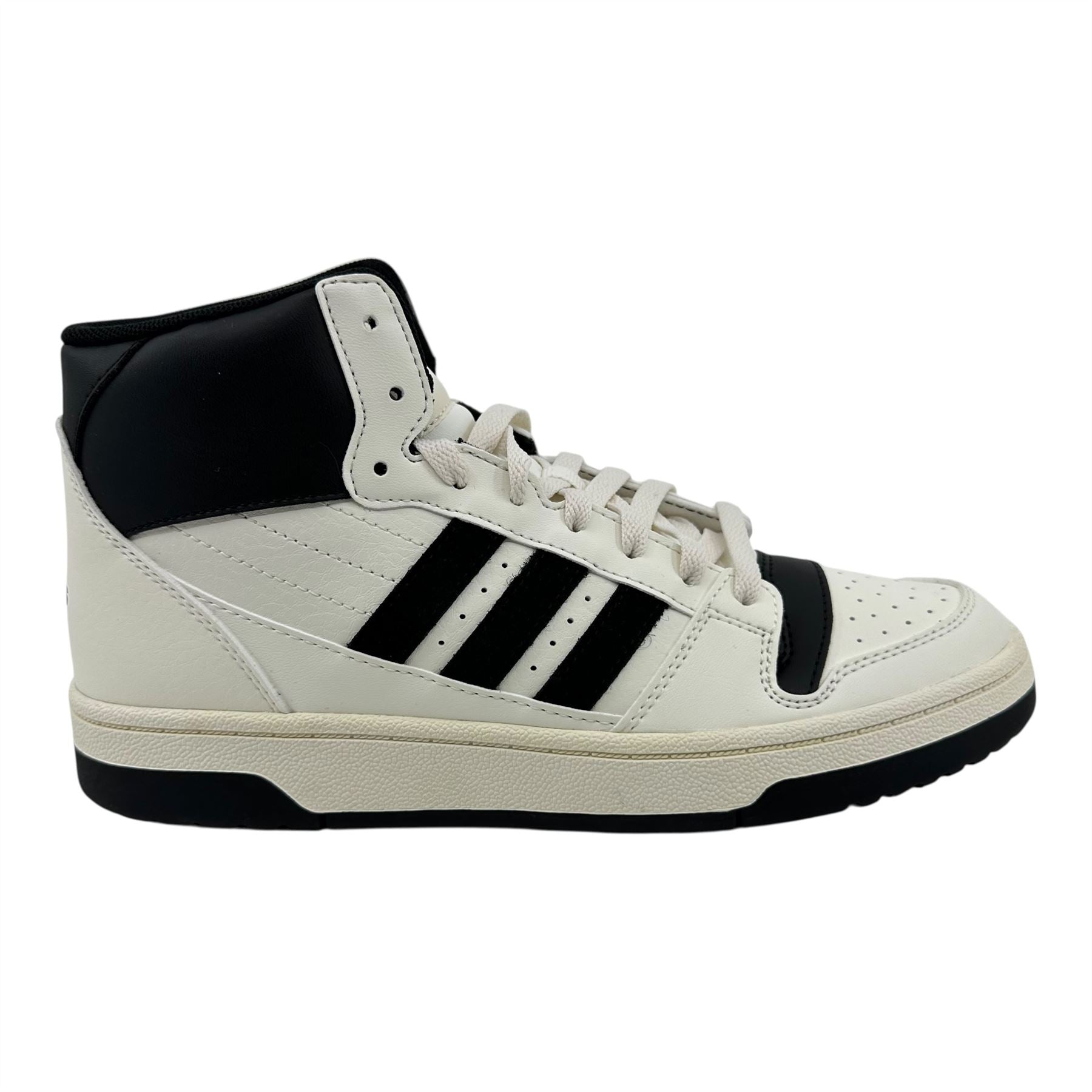 Adidas Break Start Mid Cloud White Core Black Womens Athletic Sneaker