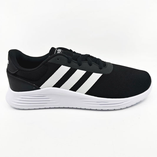 Adidas Lite Racer 2.0 Core Black Core White Mens Athletic Sneakers