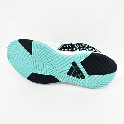 Adidas Own The Game 2.0 White Aqua Black Mens Basketball Shoes IF2687
