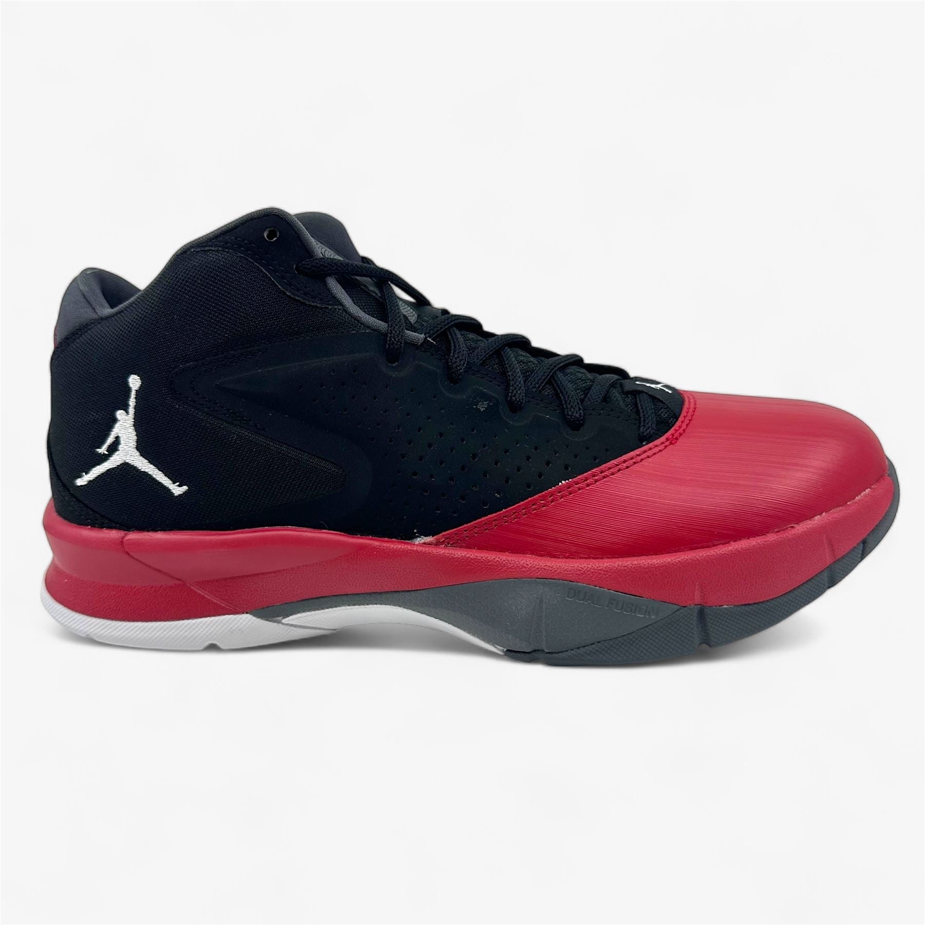 Jordan Court Vision 99 Black White Gym Red Grey Mens Athletic Sneaker