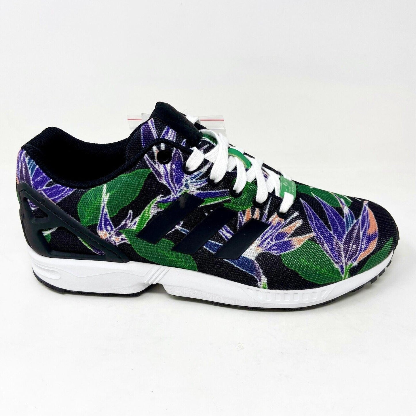 Adidas Originals ZX Flux Torsion Hawaiian Black White Mens Running Shoes B34518