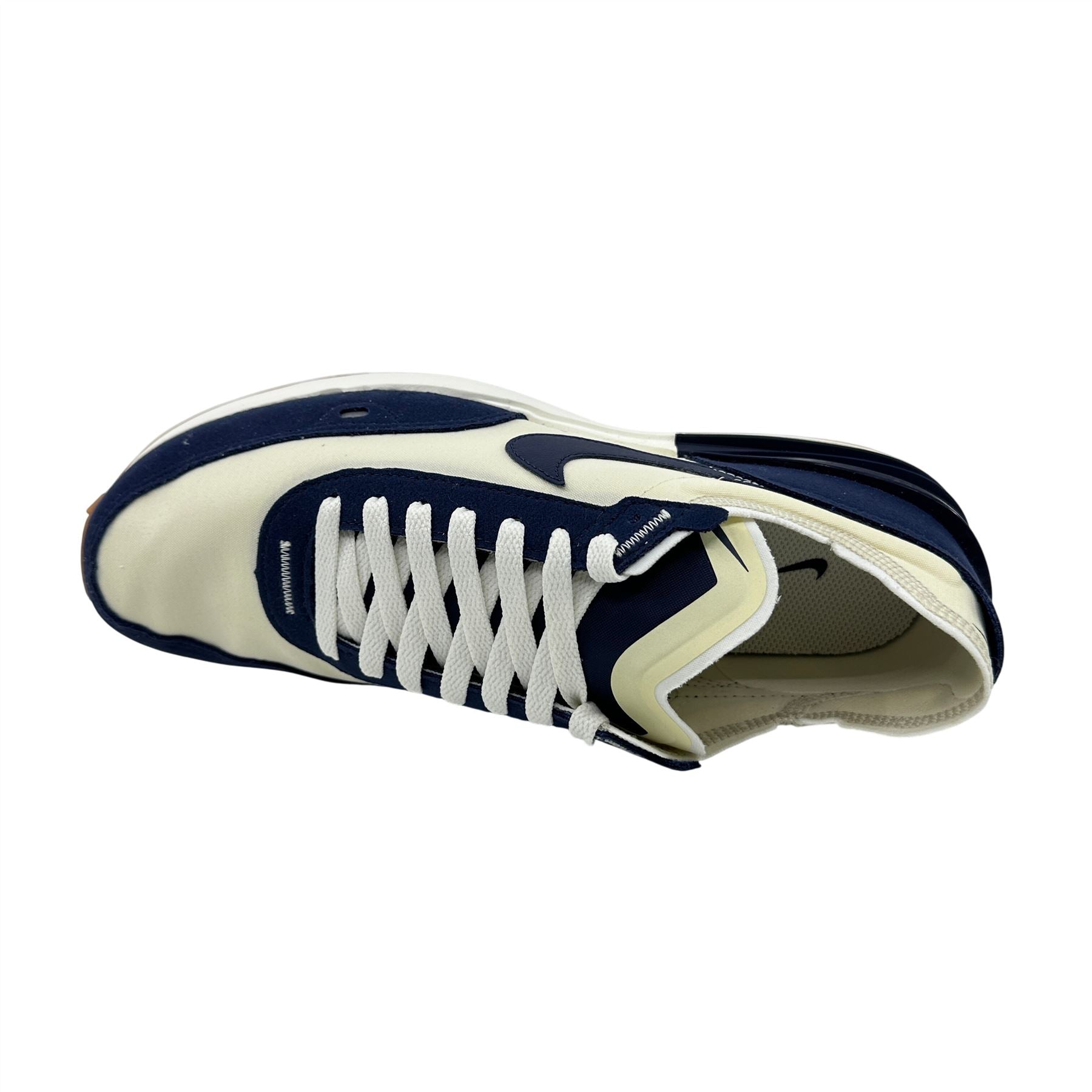 Nike Waffle One SE Coconut Milk Midnight Navy Mens Athletic Sneaker