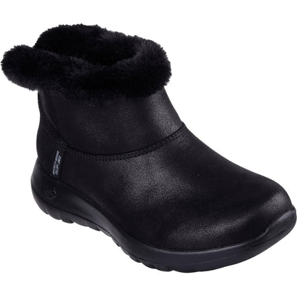 Women's Wide Fit Skechers 144800 Slip-ins On The Go Joy Cozy Dream Boots