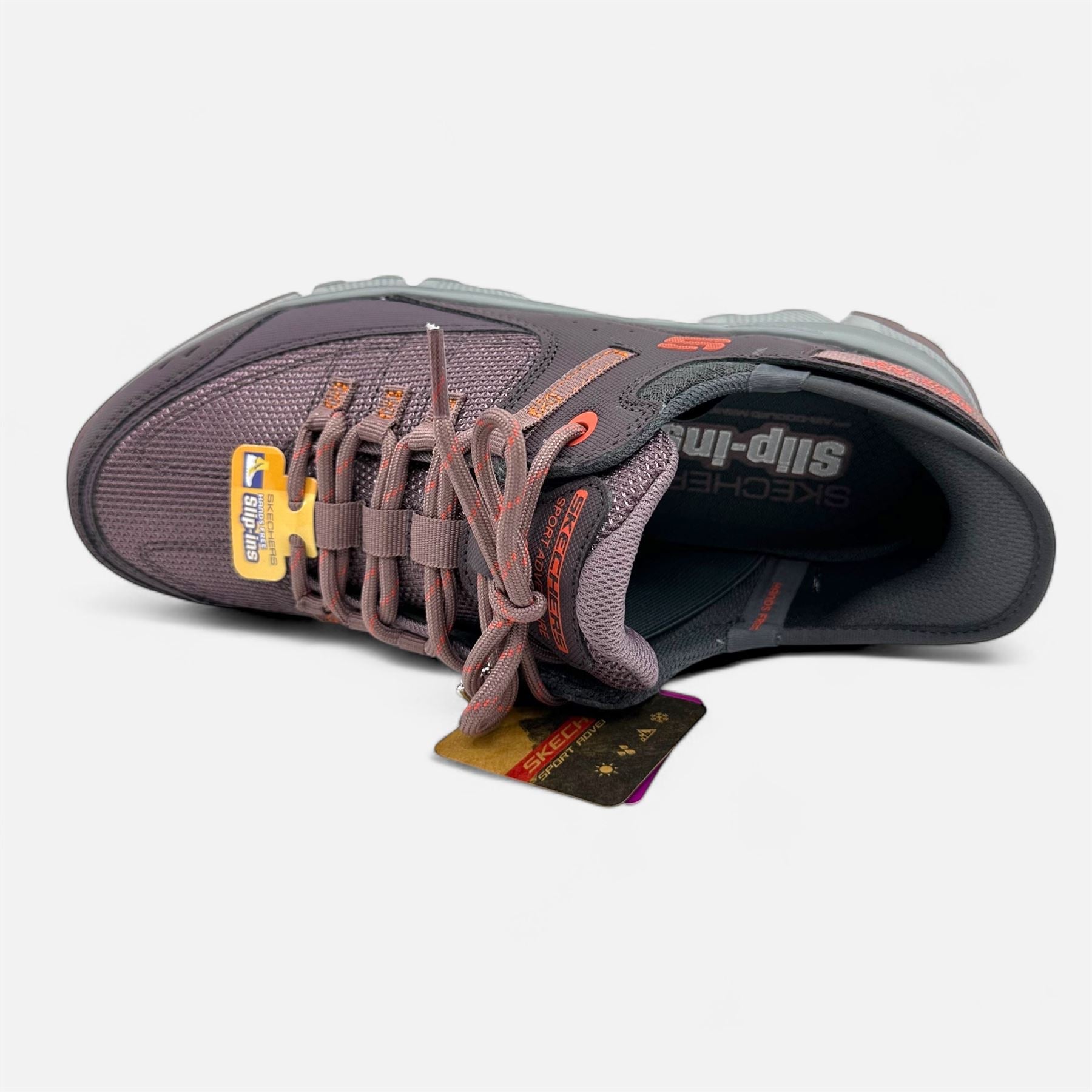 Skechers Summits AT Burgundy Multicolor Womens Athletic Slip Ins Sneaker