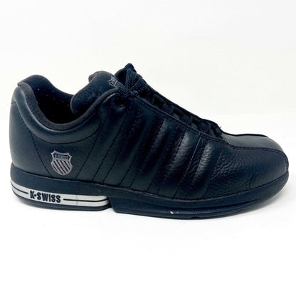 K-Swiss Renz Black Charcoal Child Kids Casual Sneakers 81271006